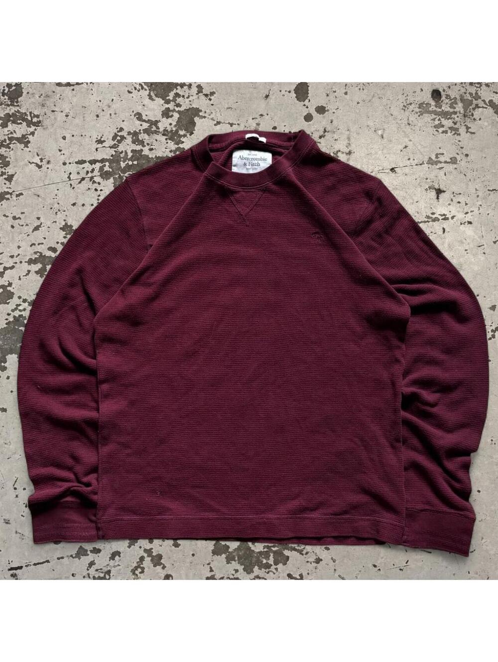 Mens Y2K Abercrombie and Fitch thermal long sleeve Size M